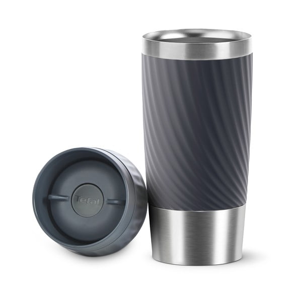 Сива термочаша 0,36 л Easy Twist - Tefal