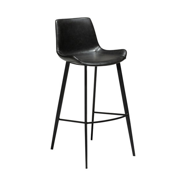 Черен бар стол от изкуствена кожа DAN-FORM Дания , височина 101 cm Hype - DAN-FORM Denmark