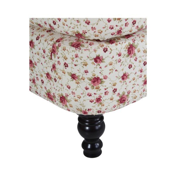 Béžové květinové křeslo ušák Max Winzer Mareille Flowery Beige-image-2