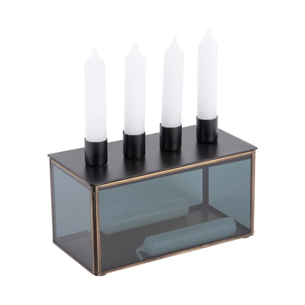 Стъклен свещник Boxed Rectangle - PT LIVING-image-4