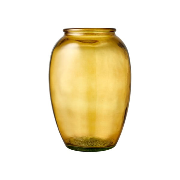 Ваза от жълто стъкло, ø 17,5 cm Kusintha - Bitz