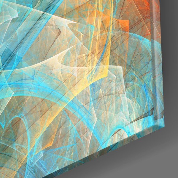 Картина върху стъкло , 110 x 70 cm Colored Nets - Insigne-image-2