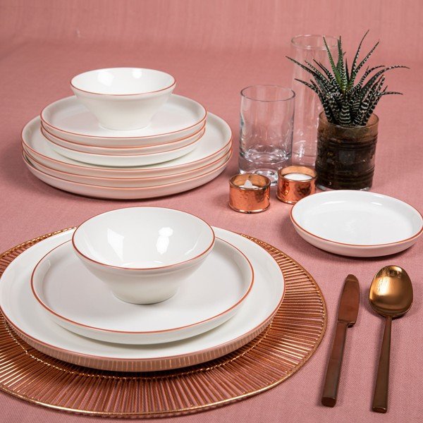 Комплект за хранене от порцелан 16 бр. Classical - Güral Porselen-image-3