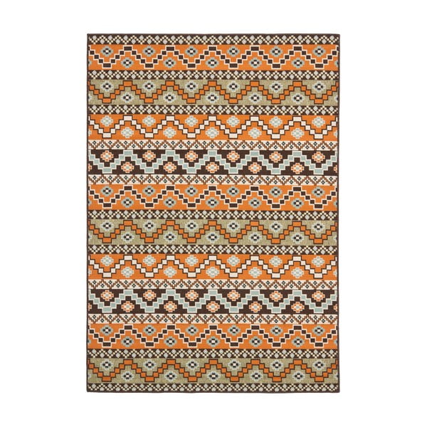 Оранжево-кафяв килим за открито Una, 120 x 180 cm - Safavieh