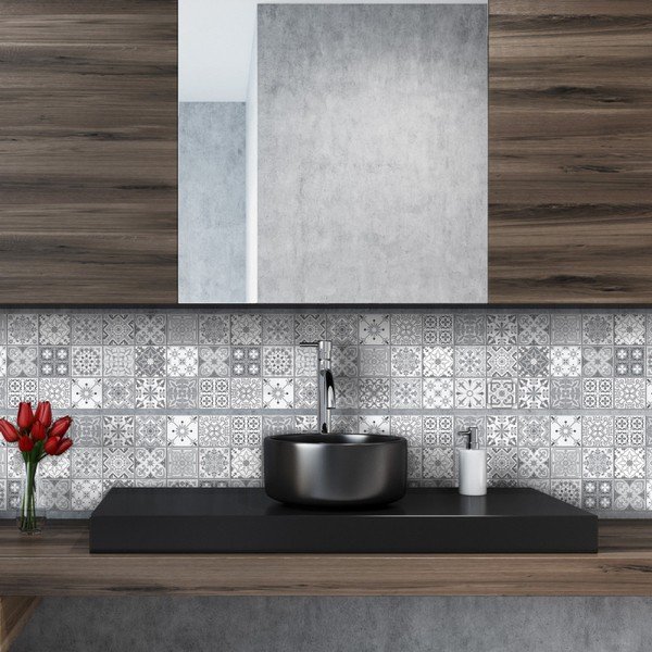 Комплект от 6 стикера за стена Стикери Friezes Tiles , 5 x 30 cm Lia - Ambiance-image-1