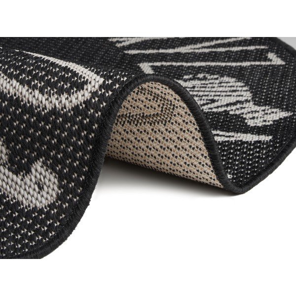 Черно детско килимче Писма, ø 120 cm - Ragami-image-2