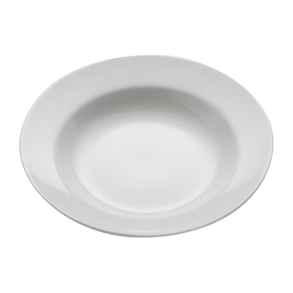 Бяла порцеланова чиния за супа Basic Bistro, ø 22,5 cm - Maxwell & Williams