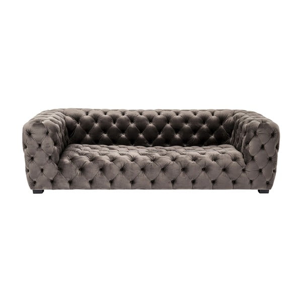 Тъмно сив диван от изкуствена кожа 238 см Metropol - Kare Design