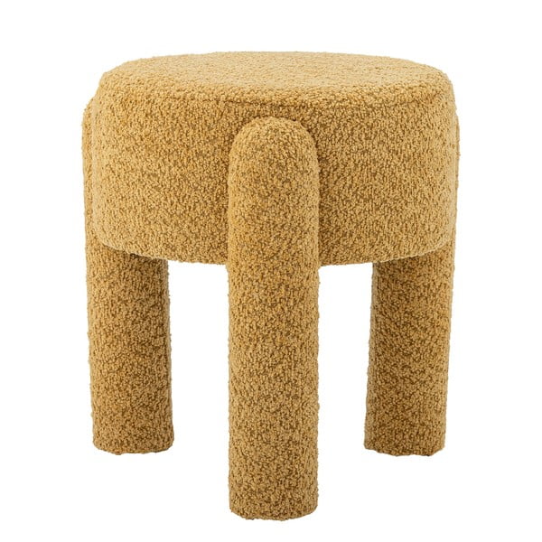 Тапициран стол в цвят жълта охра Bruno – Bloomingville