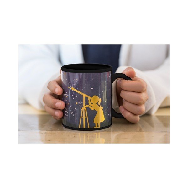 Керамична чаша Morph, реагираща на топлина - Kikkerland-image-1