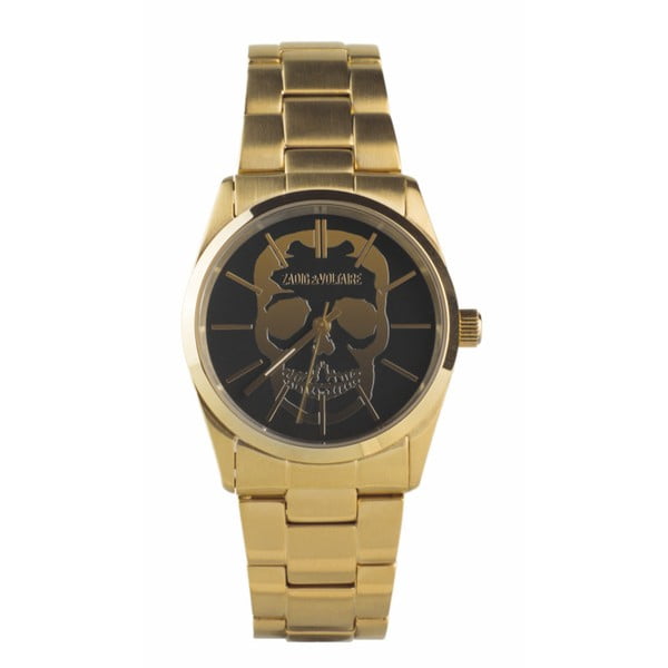 Pánské hodinky zlaté barvy s černým ciferníkem Zadig & Voltaire Ezop