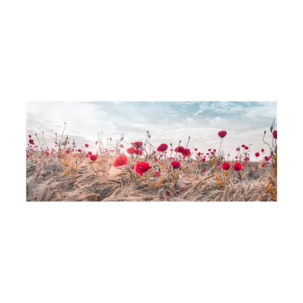 Живопис върху платно , 60 x 150 cm Poppies - Styler