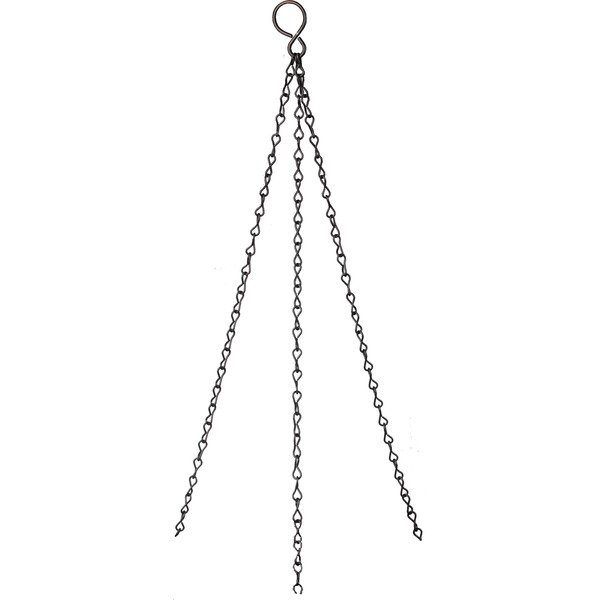 Черна метална система за окачване на саксии - Plastia