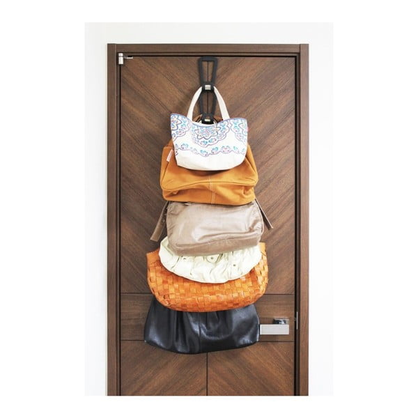 Черна закачалка за чанти с 6 куки Kanazawa Joint - YAMAZAKI-image-2