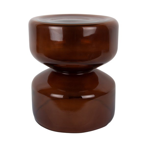 Стъклена кръгла странична масичка ø 35 cm Doble  – Leitmotiv