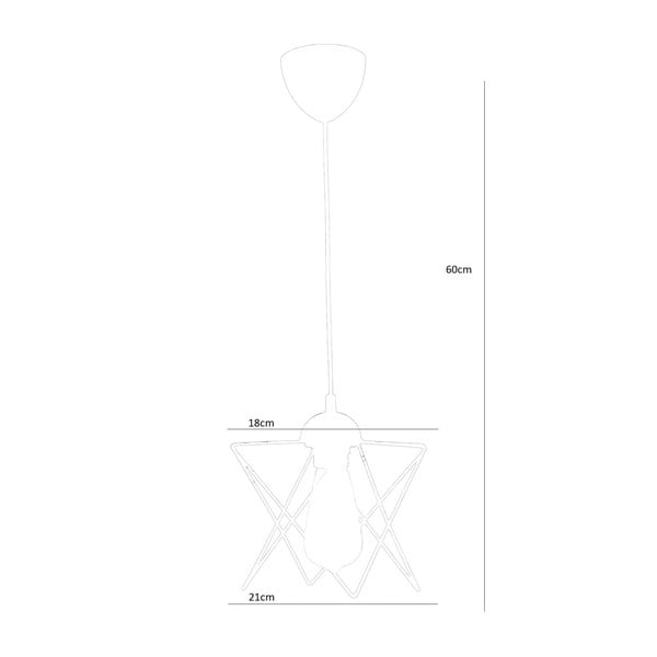 Черно висящо осветително тяло – Opviq lights-image-3