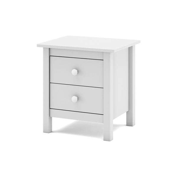 Бяло детско нощно шкафче от борова дървесина Max - Marckeric-image-4