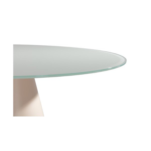 Кръгла трапезна маса със стъклен плот ø 120 cm Vida – MOME-image-4