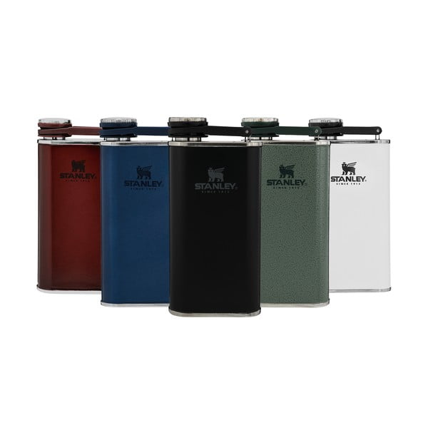 Черна колба от неръждаема стомана 230 ml Easy-Fill Wide Mouth Flask Black – Stanley-image-2