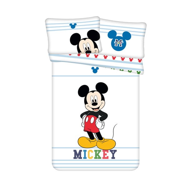 Памучно спално бельо за детско легло 100x135 cm Mickey - Jerry Fabrics