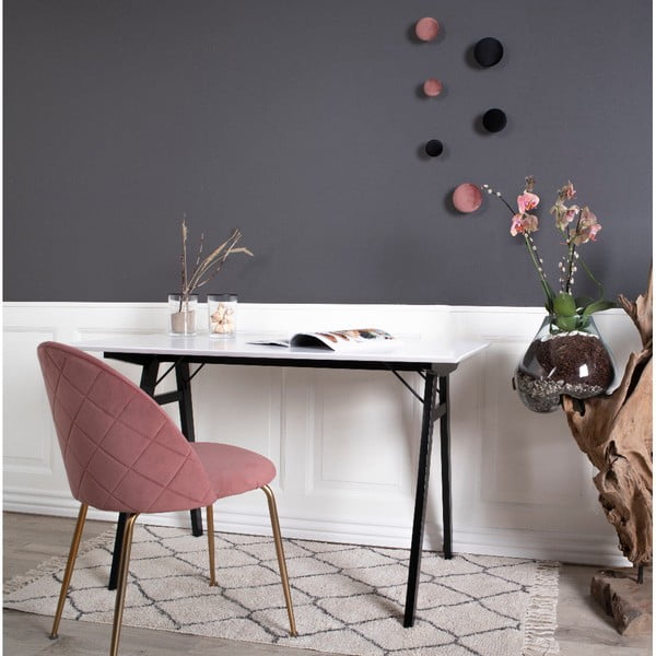 Комплект от 2 розови трапезни стола Geneve - House Nordic-image-3