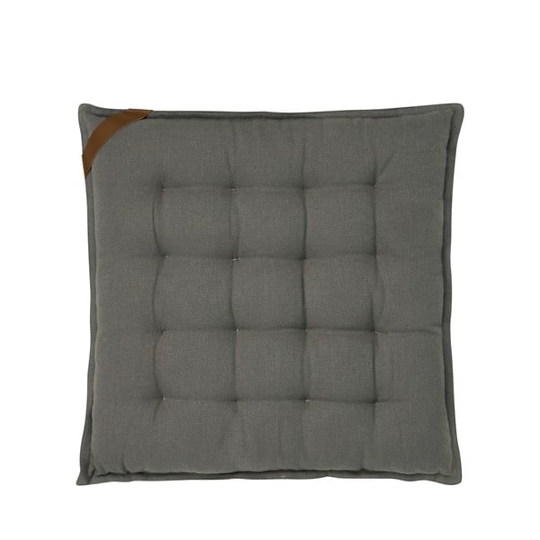 Сива памучна възглавница за сядане , 40 x 40 cm - Södahl