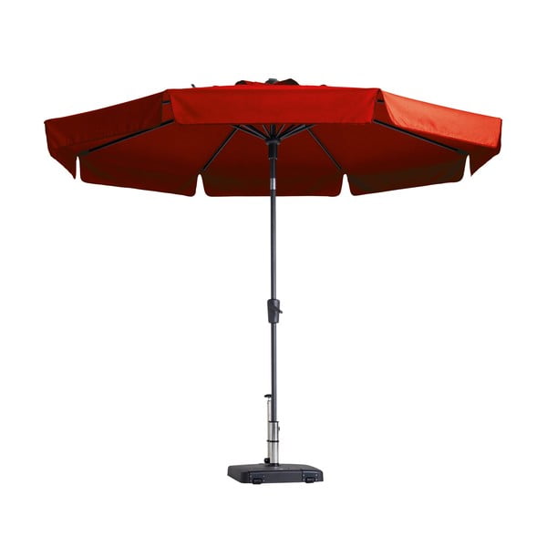 Червен чадър ø 300 cm Flores - Madison