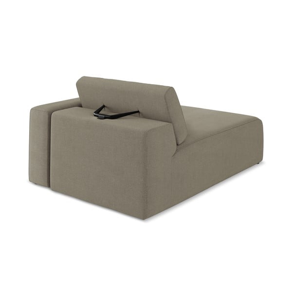 Светлокафяв модул за диван (десен ъгъл) Kalea – Makamii-image-3