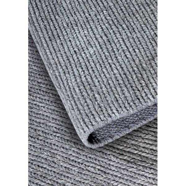 Сив ръчно изработен вълнен килим 120x170 cm Francois – Villeroy&Boch-image-4