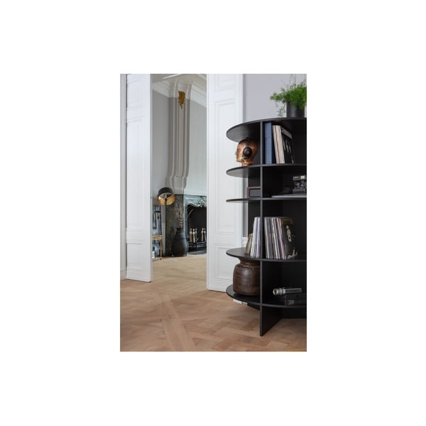 Черна етажерка от ясен 100x168 cm Trian - WOOOD-image-4