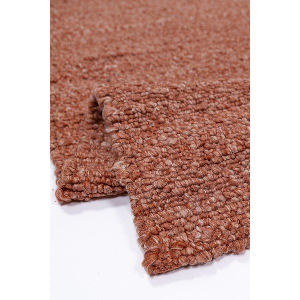 Теракотен ръчно изработен килим 120x170 cm Finley – Flair Rugs-image-4