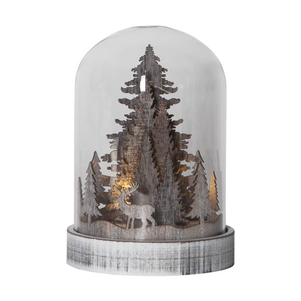 Кафява коледна светлинна украса ø 12,5 cm Kupol – Star Trading