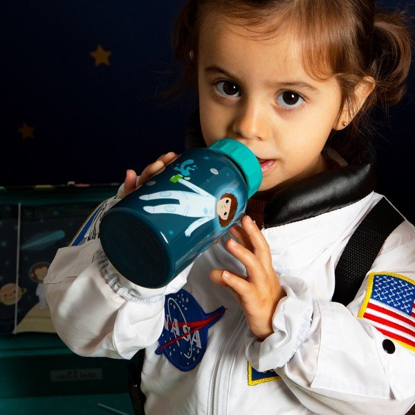 Бебешка бутилка за вода , 300 ml Space Explorer - Sass & Belle-image-1