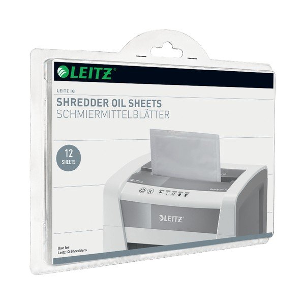 Комплект от 12 листа за смазване на шредер IQ - Leitz-image-2