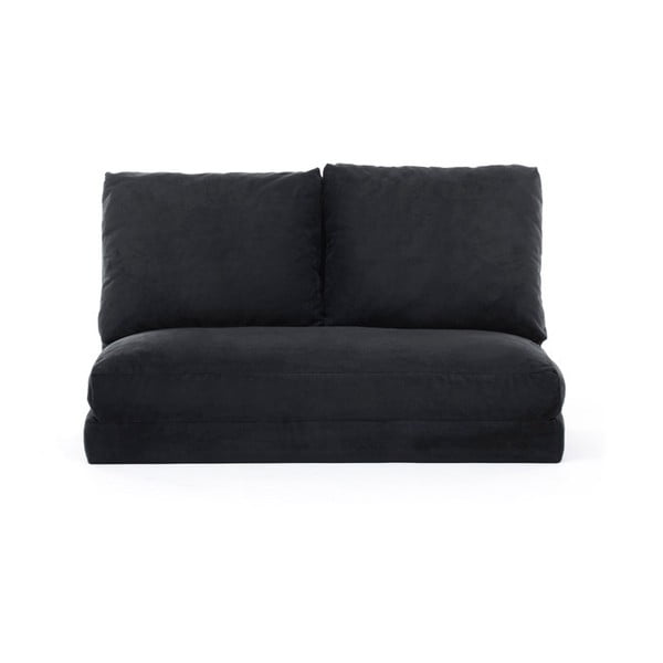 Черен разтегателен диван 120 cm Taida – Balcab Home