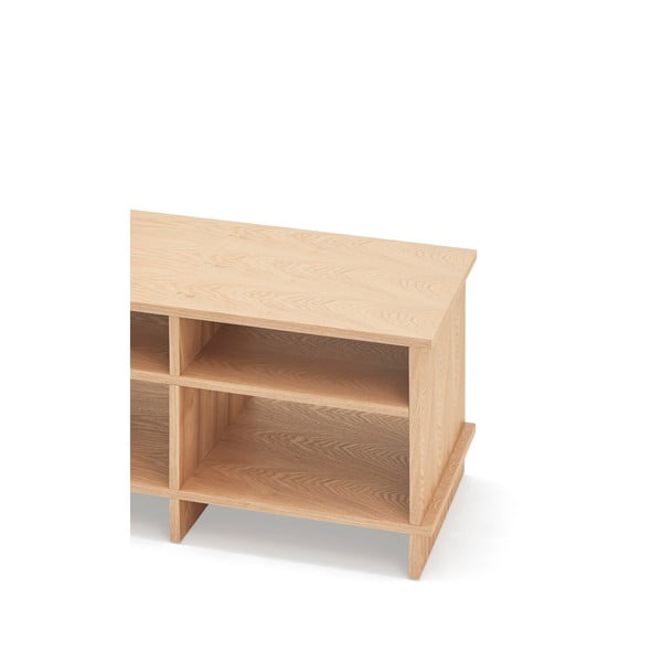 Маса за телевизор от декор от дъб в естествен цвят 180x50x40 cm Inari – Teulat-image-4