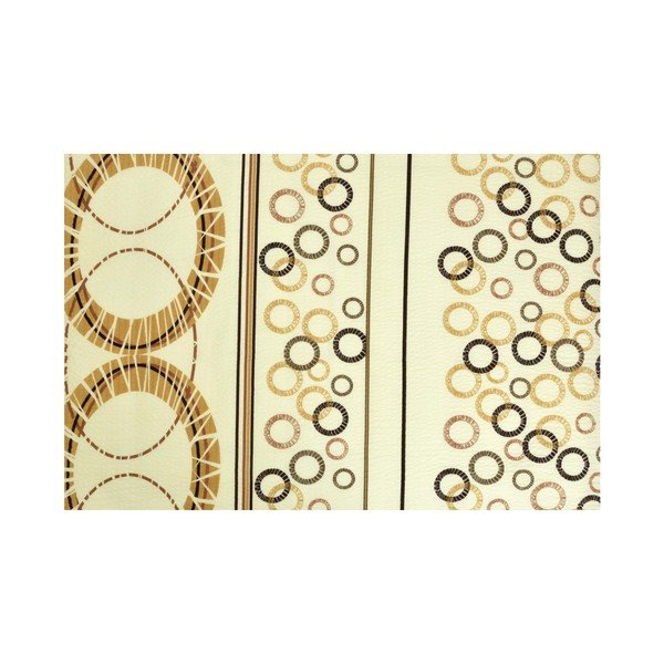 Жълто крепирано спално бельо за единично легло 140x200 cm Circle -image-1