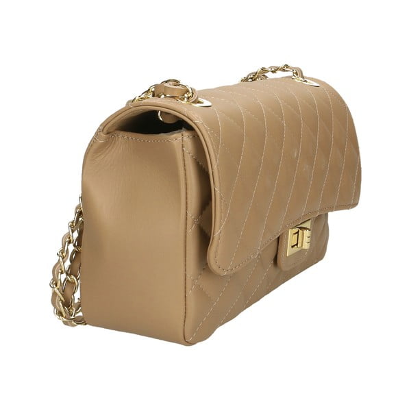 Бежов кожен портфейл - Chicca Borse-image-4