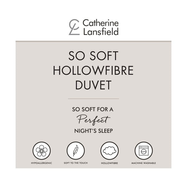Целогодишна олекотена завивка и пълнеж 220x260 cm So Soft Hollowfibre – Catherine Lansfield-image-4