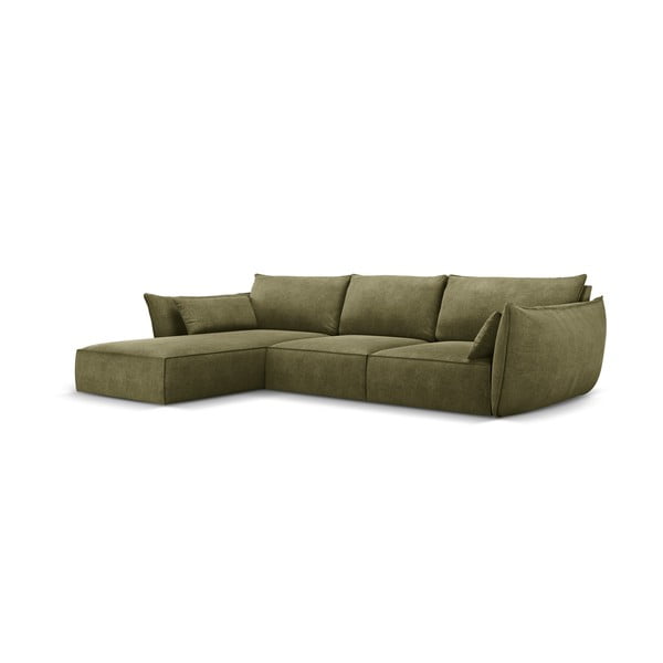 Зелен ъглов диван (ляв ъгъл) Vanda - Mazzini Sofas-image-2