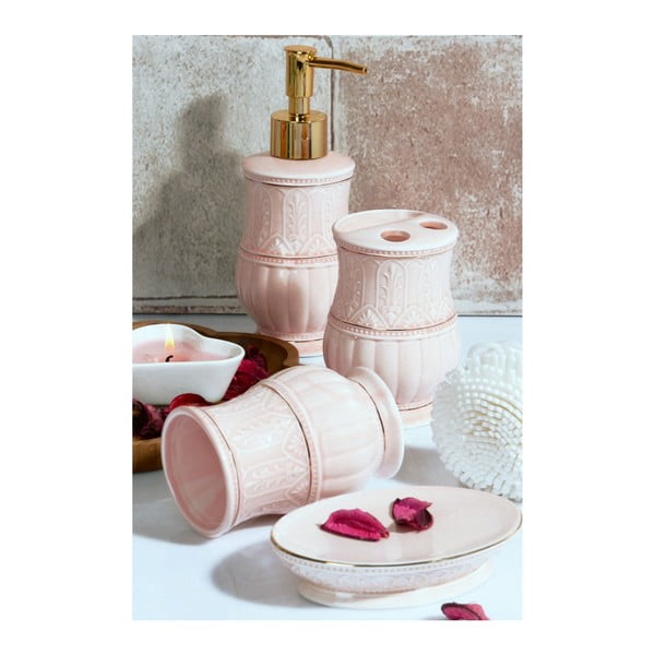 Комплект розови аксесоари за баня Orient - Kosova