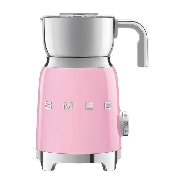 Розов електрически миксер за мляко Retro Style – SMEG