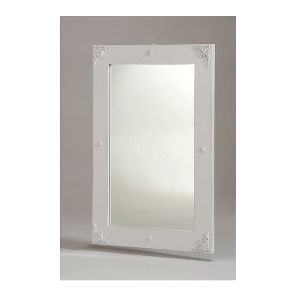 Bílé nástěnné zrcadlo Castagnetti Nadine