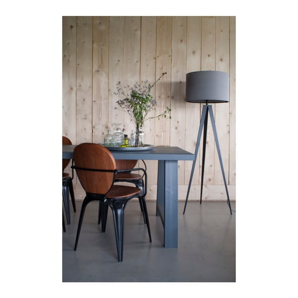 Черно-сива подова лампа Статив, ø 50 cm - Zuiver-image-2