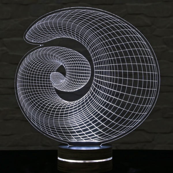 3D stolní lampa Shell