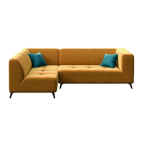 Меденожълт ъглов диван , ляв ъгъл Toro - MESONICA