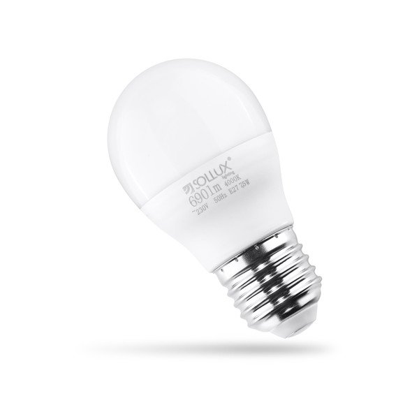 Неутрална бяла LED крушка E27, 7,5 W – Sollux