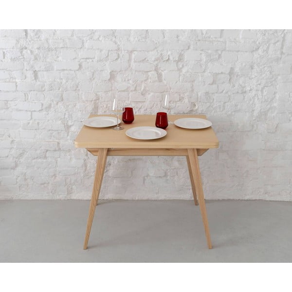 Сгъваема трапезна маса с ясенов плот 65x90 cm Envelope – Ragaba-image-3
