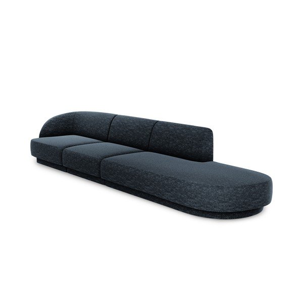Тъмносин диван 302 cm Miley - Micadoni Home-image-3