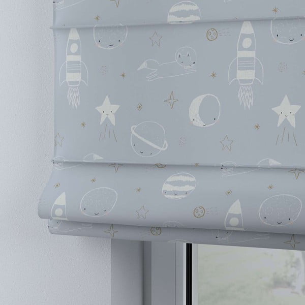 Синьо-сива детска ролетна щора 170x100 cm Magic - Yellow Tipi-image-1